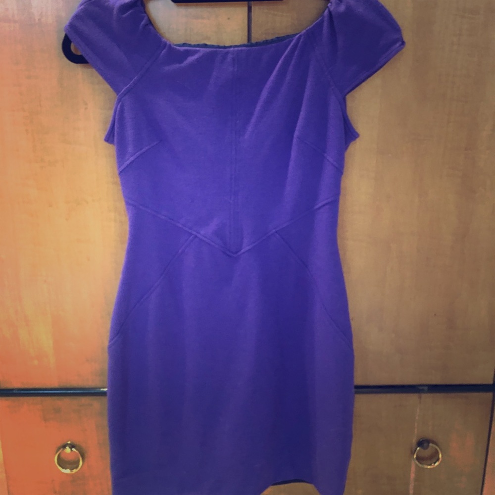 Beautiful purple DVF dress SZ 4